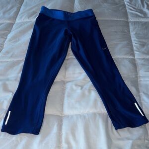 Nike Dri Fit Small Blue Capri Like New